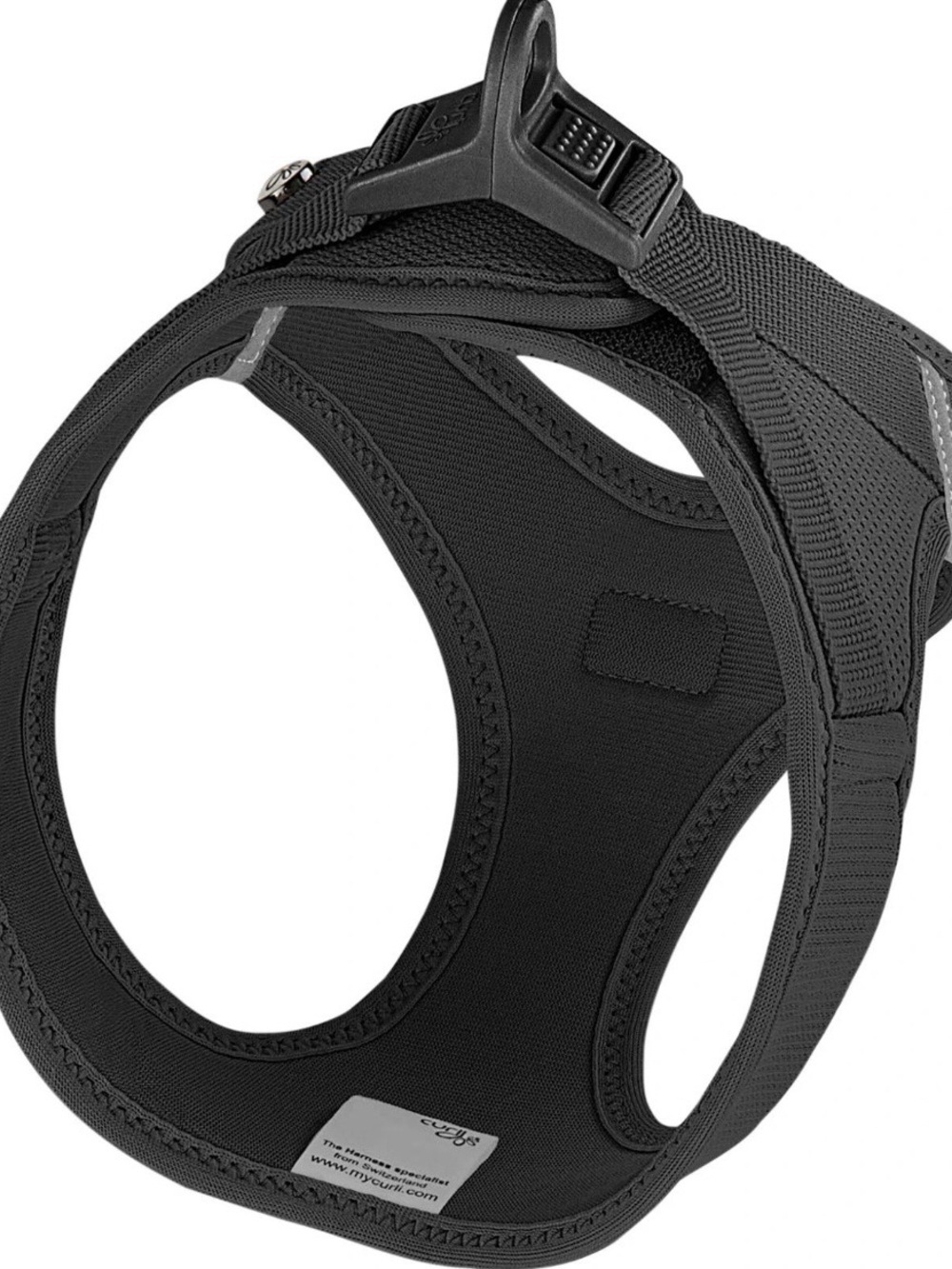 Curli Clasp Air-Mesh Dog Harness Black XS New In Package - Picture 5 of 6